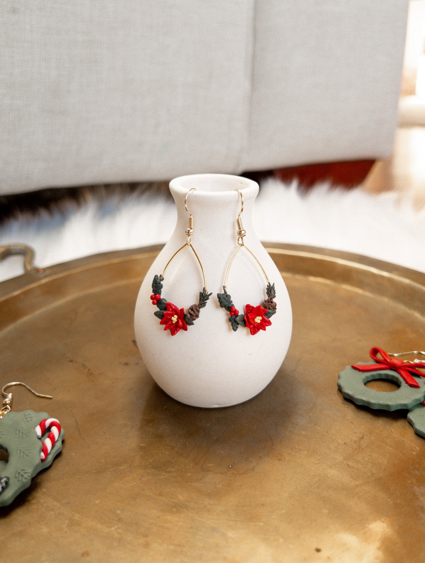 Christmas Florals Dangle